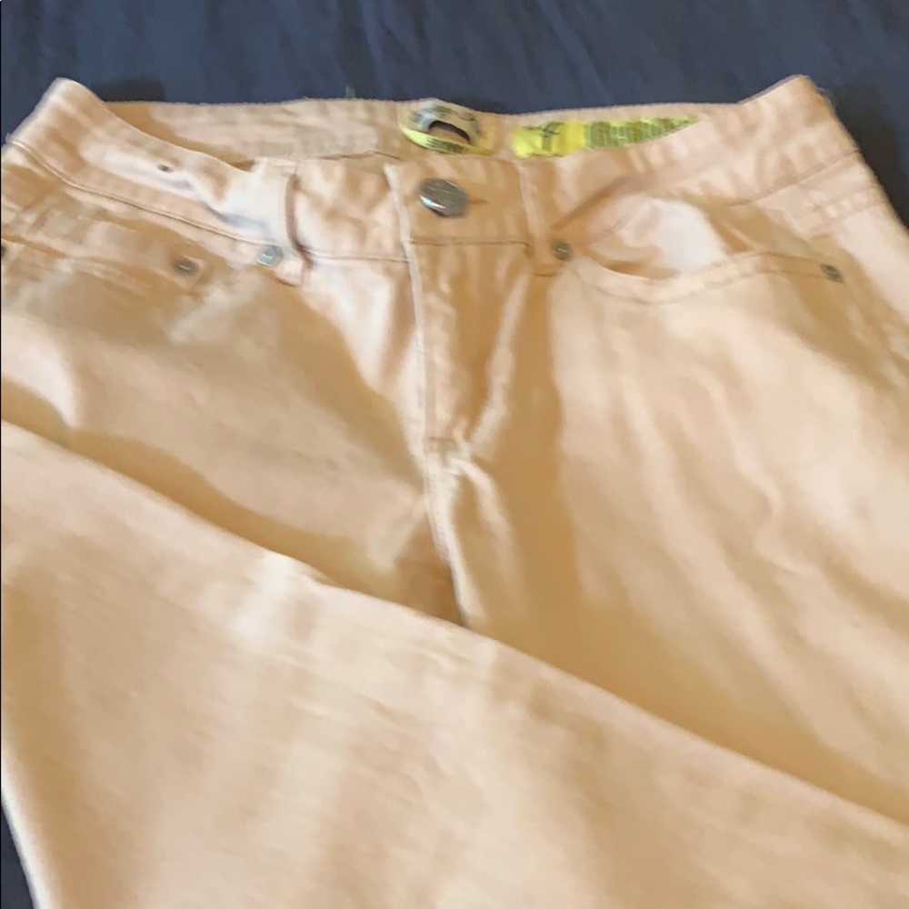 Peach jeans